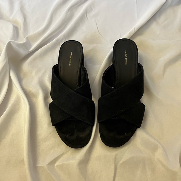 mansur gavriel duet crossover sandals - Picture 2 of 6